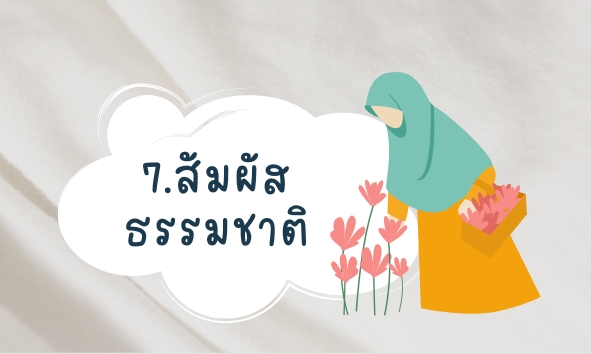 7.สัมผัสธรรมชาติ